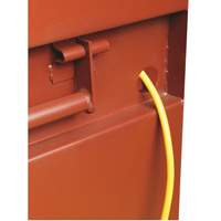 Jobsite Shelf Cabinet, Steel, 47.5 Cubic Feet, Red Seaboard Timber Mart