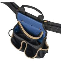 20 Pocket Tool Belt Combo, Polyester, Black Seaboard Timber Mart
