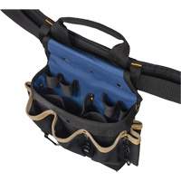 20 Pocket Tool Belt Combo, Polyester, Black Seaboard Timber Mart