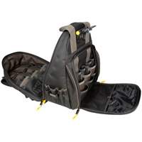 Techgear 53-Pocket Tool Backpack, 16" L x 13-1/4" W, Black, Polyester Seaboard Timber Mart