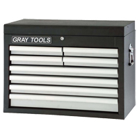 Coffre sup&eacute;rieur - 8 tiroirs, 26" la, 8 tiroirs, Noir Seaboard Timber Mart