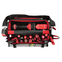 Packout Tote, Ballistic Nylon, 31 Pockets, Black/Red Seaboard Timber Mart