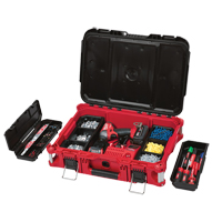 Boîte &agrave; outils Packout, 22" x 16" x 7", Noir/Rouge Seaboard Timber Mart
