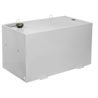 R&eacute;servoir de transfert pour carburant en acier, Acier, Capacit&eacute; 100 gal., Blanc Seaboard Timber Mart