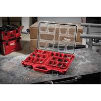 Organisateur profil&eacute; Packout, 19-3/4" x 16-2/5" x 2-1/2", Noir/Rouge Seaboard Timber Mart