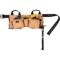 Ceinture &agrave; outils pour menuisier, Cuir, Havane Seaboard Timber Mart