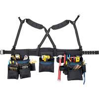 Carpenter's Tool Belt, Polyester, Black Seaboard Timber Mart