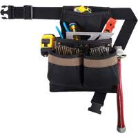Small Deluxe Tool Belt, Polyester, Black Seaboard Timber Mart