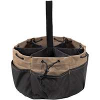 Sac &agrave; outils BUCKETBAG, Polyester, 18 pochettes, Noir Seaboard Timber Mart