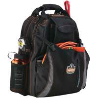 Arsenal&reg; 5843 Tool Backpack, 13-1/2" L x 8-1/2" W, Black, Polyester Seaboard Timber Mart
