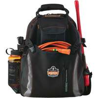 Arsenal&reg; 5843 Tool Backpack, 13-1/2" L x 8-1/2" W, Black, Polyester Seaboard Timber Mart