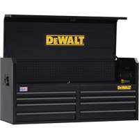 Tool Chest, 51-1/2" W, 8 Drawers, Black Seaboard Timber Mart