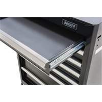 Chariot &agrave; outils industriel, 7 tiroirs, 27" la x 18-3/4" p x 39" h, Noir Seaboard Timber Mart