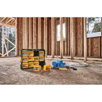 Flip-Bin Organizer, 3-7/8" W x 17-3/4" D x 13-7/8" H, Black/Yellow Seaboard Timber Mart