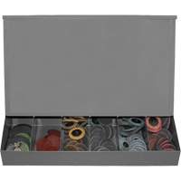 Distributeur aliment&eacute; par gravit&eacute; avec couvercle Seaboard Timber Mart