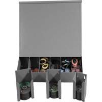 Distributeur aliment&eacute; par gravit&eacute; avec couvercle Seaboard Timber Mart