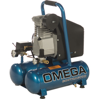 Compresseurs portatifs s&eacute;rie pour entrepreneurs - Lubrification &agrave; l'huile, entraînement direct, &eacute;lectrique, 3,3 gal. (4 gal. US), 125 PSI, 115/1 V Seaboard Timber Mart