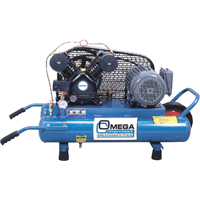 Compresseurs d'air s&eacute;rie entrepreneur, &eacute;lectrique, 6,6 gal. (8 gal. US), 125 PSI, 115/1 V Seaboard Timber Mart