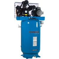 Industrial Series Air Compressors - Horizontal Compressor - Two Stages, 66.6 Gal. (80 US Gal) Seaboard Timber Mart