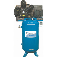 Industrial Series Air Compressors - Vertical Compressors - Two Stage, 66.6 Gal. (80 US Gal) Seaboard Timber Mart