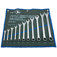 11-Piece SAE Raised Panel Combination Wrench Set, Combination, 11 Pieces, Imperial Seaboard Timber Mart