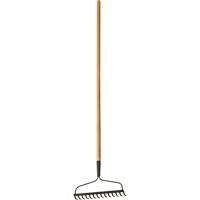 Bow Rake, Wood Handle, 51" L, 14" Blade, 14 Tines Seaboard Timber Mart