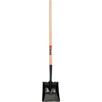 Square Point Shovel, Wood, Tempered Steel Blade, Straight Handle, 42" Long Seaboard Timber Mart