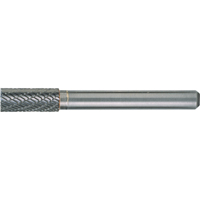 Solid Carbide Burrs - Cylinder Shape with End Cut, SB-43, 1/8" Dia., 1/8" Shank, 9/16" Depth of Cut Seaboard Timber Mart