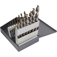 Drill Sets, 15 Pieces, High Speed Steel Seaboard Timber Mart