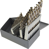 Drill Sets, 29 Pieces, High Speed Steel Seaboard Timber Mart