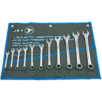Raised Panel Combination Wrench Set, Combination, 11 Pieces, Metric Seaboard Timber Mart