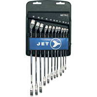 Fully Polished Long Pattern Combination Wrench Set, Combination, 11 Pieces, Metric Seaboard Timber Mart