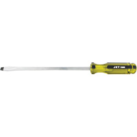 Slot Jumbo Handle Screwdriver, 3/8", 10" L, Plastic Handle Seaboard Timber Mart