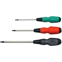 Square TORQUE DRIVE&reg; Screwdriver, #1 Tip, Round, 4" L, Cushion Grip Handle Seaboard Timber Mart