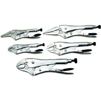 LPS-5 Super Heavy-Duty Locking Pliers Se, 5 Pieces Seaboard Timber Mart