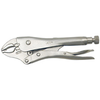 Super Heavy-Duty Locking Pliers with Cutter, 5" Length, Curved Jaw Seaboard Timber Mart