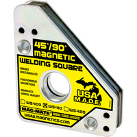 Magnetic Welding Squares, 3-3/4" L x 3/4" W x 4-3/8" H, 75 lbs. Seaboard Timber Mart