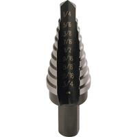 Step Drills, 1/16" Increments Seaboard Timber Mart