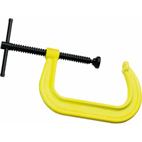 Hi-Vis Safety C-Clamp, 2-1/8" (54 mm) Capacity, 2-1/4" (57 mm) Throat Depth Seaboard Timber Mart