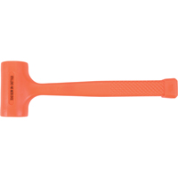 Dead Blow Hammer, 24 oz., Textured Grip, 12-3/4" L Seaboard Timber Mart