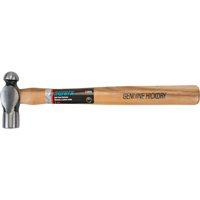 Ball Pein Hammer, 8 oz. Head Weight, Plain Face, Wood Handle Seaboard Timber Mart