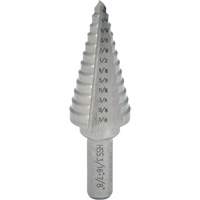 Progressive Step Drill, 1/4" - 3/8" , 1/8" Increments, High Speed Steel Seaboard Timber Mart