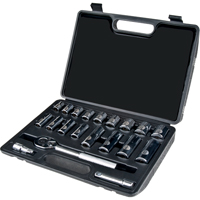 Jeu de douilles, 20 Mcx, Prise de 3/8", Profond Seaboard Timber Mart