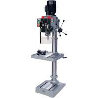 Gearhead Drilling Machine, 1/2" Chuck, 6 Speed(s), 19-1/2" W x 21-3/4" L, #3 Morse Seaboard Timber Mart