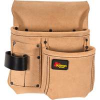 Demi-Tablier De Menuisier, Porte-outil multiple, Cuir, 4 Poches Seaboard Timber Mart