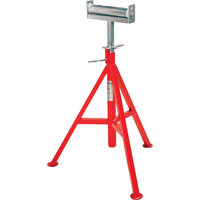 Conveyor Head Pipe Stand #CJ-99, 74-112 cm Height Adjustment, 12" Max. Pipe Capacity, 1000 lbs. Max. Weight Capacity Seaboard Timber Mart
