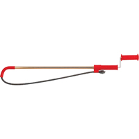 Toilet Auger No.K-3 with Head, Manual, Bulb, 3' Cable Length Seaboard Timber Mart