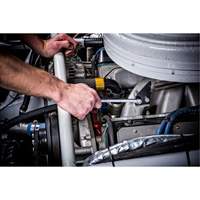 Jeu de cl&eacute;s longues &agrave; coupe &agrave; 12 pans avec pochette &agrave; outils roulable, Combinaison, 15 morceaux, Imp&eacute;rial Seaboard Timber Mart