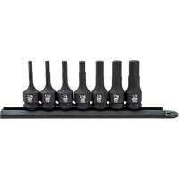 Hex Bit Impact SAE Socket Set, 7 Pieces Seaboard Timber Mart