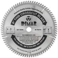 Industrial Saw Blade - Crosscut Thin Kerf, 8", 80 Teeth, Wood Use Seaboard Timber Mart
